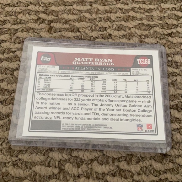 Matt Ryan Rookie Card - Picture 2 of 3